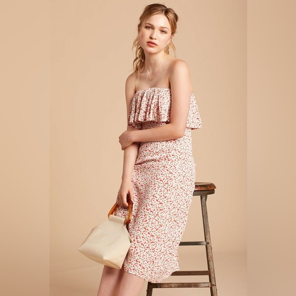 Cherry Strapless Dress - Flynn Skye